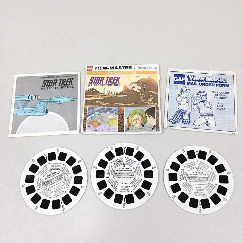 VTG 1974 GAF View Master Star Trek Mr Spock's Time Trek B555